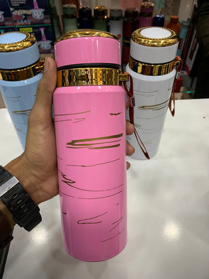 Marble Style Vacuum Insulation Water Bottle